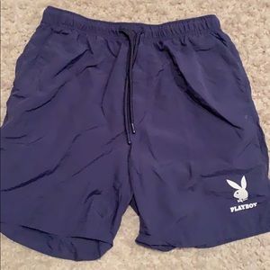 Playboy by pacsun, Navy Nylon Shorts size M